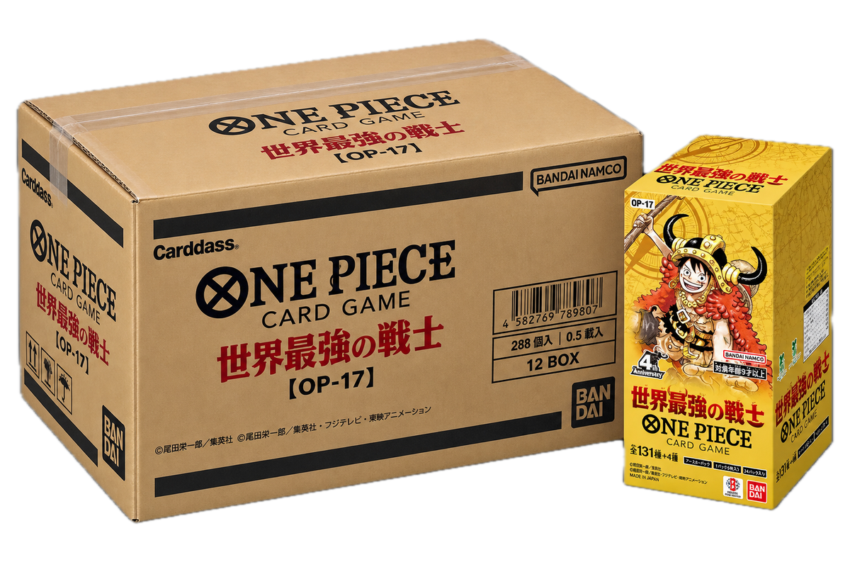 One Piece Card Game - OP17 - World’s Strongest Warrior - Case da 12 BOX (JAP)