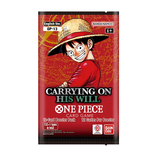 One Piece Card Game - Booster Pack - Carrying on is will OP-13 - Busta Singola (ENG)